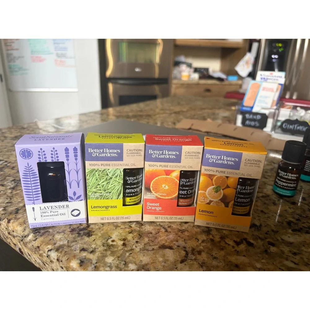 Better Homes & Gardens ScentSationals Essential Oil Set Lavender Lemon Orange